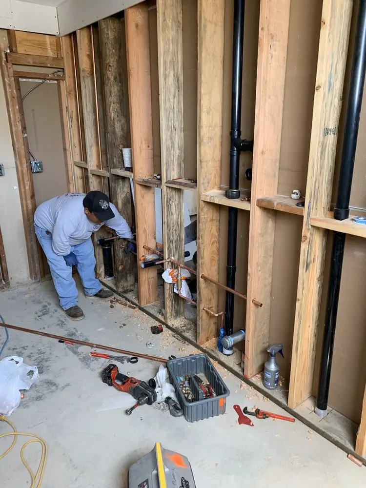 Commercial rough-in plumbing for Water Heater Replacement in Goodlettsville